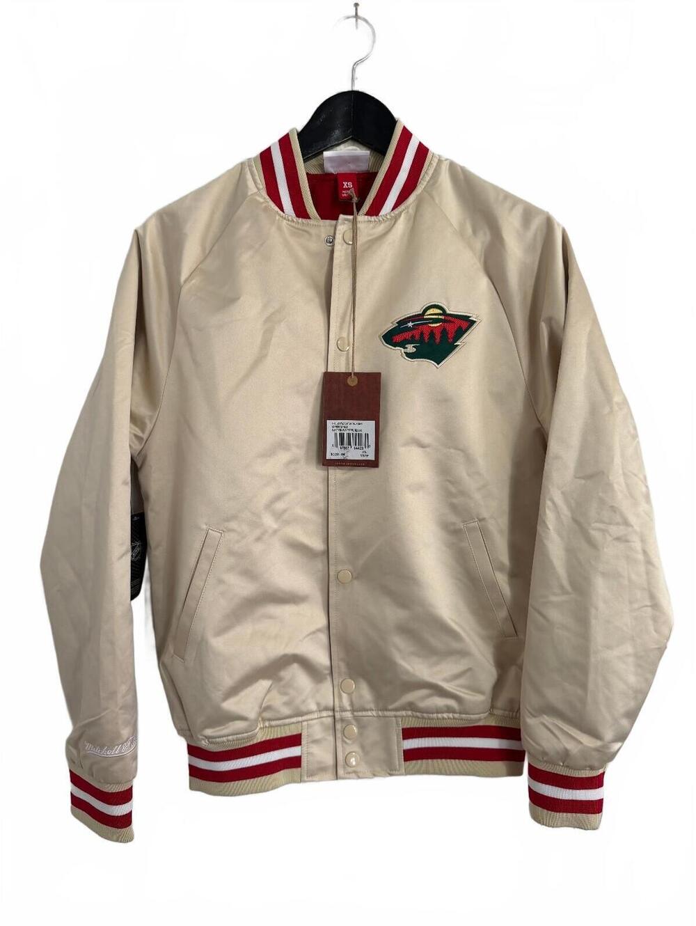 NWT Minnesota Wild Satin Jacket Size XS